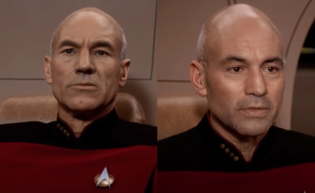 Joe Rogan Deepfake Captain Picard on Star Trek