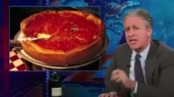 Let’s Revisit Jon Stewart’s Passionate Rant Against Deep Dish Pizza As A Reminder Of NY Pizza’s Vast Superiority