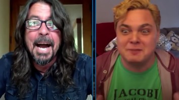 Dave Grohl And Jimmy Kimmel Surprise An NYC Nurse With $10K And An Acoustic Performance Of ‘Everlong’