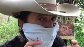 Matthew McConaughey Has A Cowboy Alter Ego Named ‘Bobby Bandito’ Who Teaches People To Make Masks With Household Items