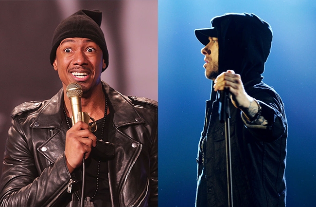 nick cannon says eminem scared to respond