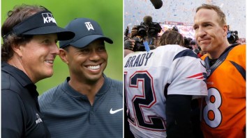 Tiger Woods, Phil Mickelson, Tom Brady And Peyton Manning Are Already Talking Trash To One Another Ahead Of Golf Match For Charity