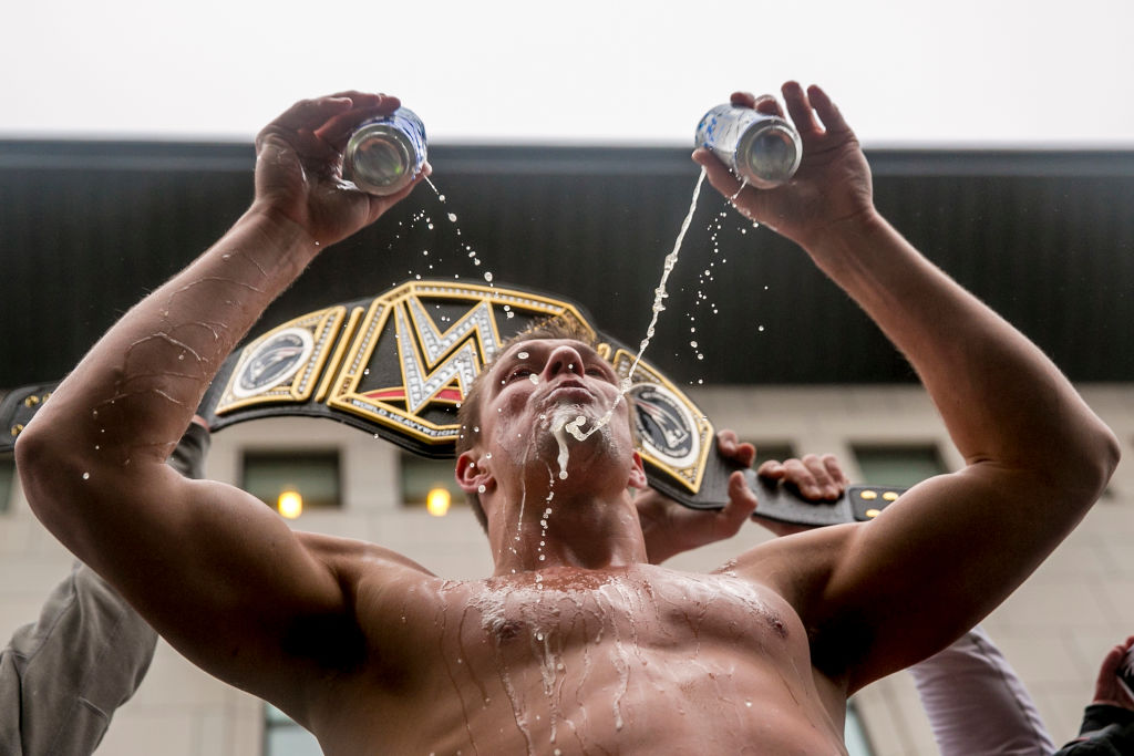 Newest Buc Rob Gronkowski says he's prepared to defend his WWE title