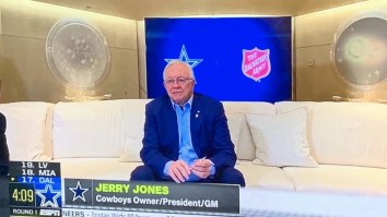 Jerry Jones Looked Like A Movie Villain From His Draft War Room On His $250 Million Yacht