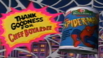 Guy Opens ‘Wildly Corroded’ Can Of Spider-Man Pasta From 1995 And The Contents Do Not Disappoint