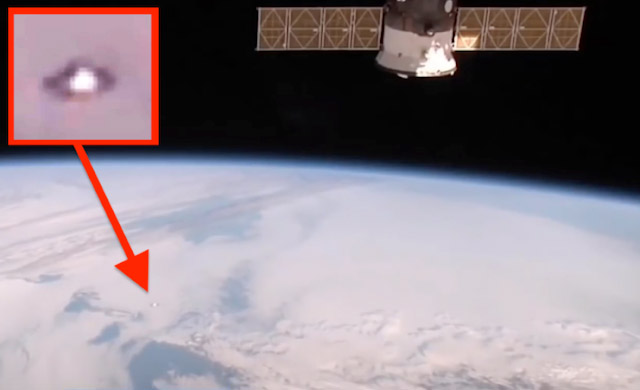 Ufo Spotted On Nasa Live Stream Video Outside The International Space