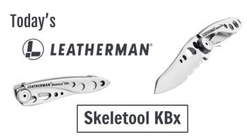 Today’s Leatherman: Skeletool KBx