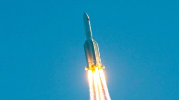 A Massive Chinese Rocket Just Fell Uncontrolled Back To Earth At Thousands Of Miles Per Hour