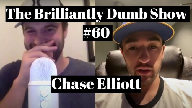 chase elliott podcast brilliantly dumb show