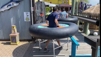 Bar In Ocean City, Maryland Shows Off Drinking Inner Tubes For Social Distancing