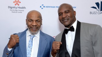 Evander Holyfield Fires Back At Mike Tyson With His Own ‘I’m Back’ Training Video, Says He’s Willing To Fight Tyson Again For Charity