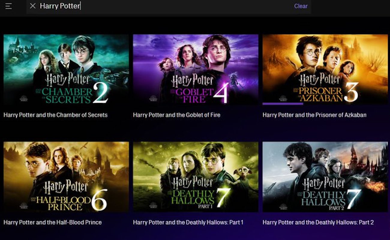 The entire Harry Potter series is now on HBO Max, by  Fire TV