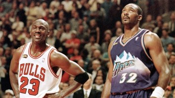 Karl Malone Still Seems Pretty Salty About Michael Jordan Beating The Jazz In The Finals In Unearthed ESPN Interview From 2019