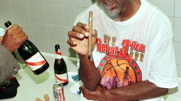 Michael Jordan Was Such A Legend That He Smoked A Cigar Before Every Single Home Game
