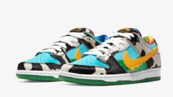 People Are Already Reselling Ben & Jerry’s ‘Chunky Dunky’ Nike Sneakers For Insane Prices