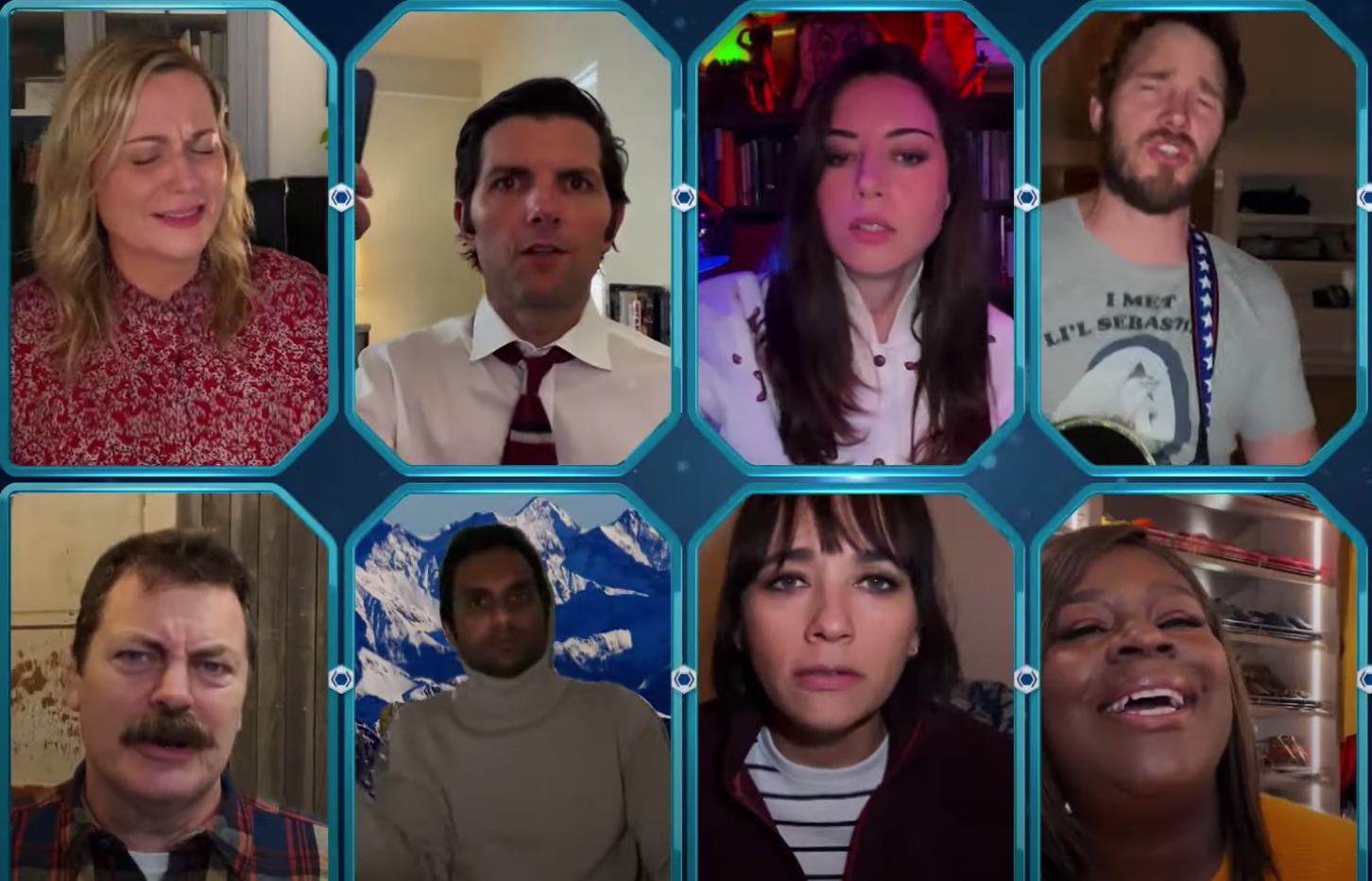 The 'Parks And Rec' Cast Reunited To Sing This Li'l Sebastian Tribute ...