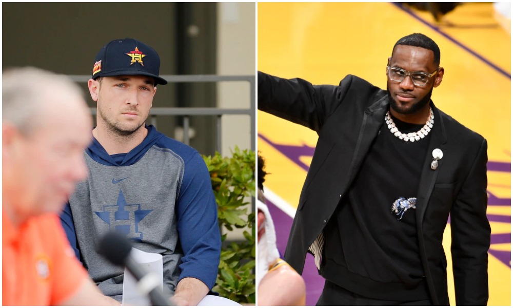 Report: Alex Bregman drops Klutch Sports agent over LeBron James'  documentary on Astros' cheating