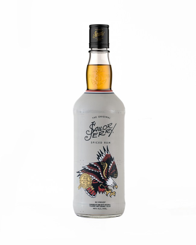 sailor jerry spiced rum uso label