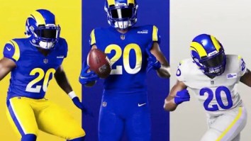 NFL Fans React To The L.A. Rams New Microsoft Paint-Inspired Uniforms