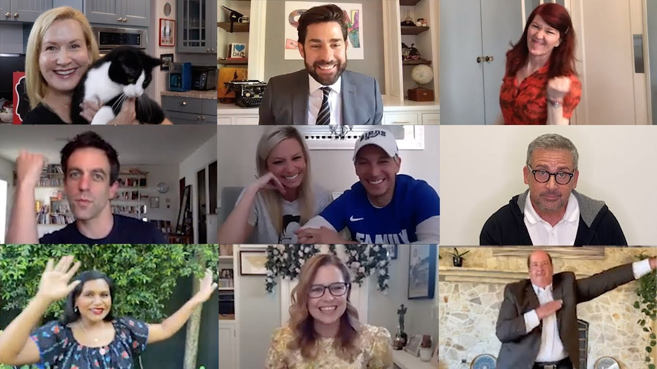 'The Office' Cast Reunites For A Zoom Wedding Officated By John Krasinski, Recreates The Show's
