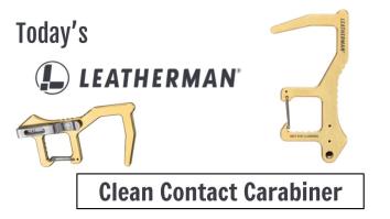 Today’s Leatherman: Clean Contact Carabiner