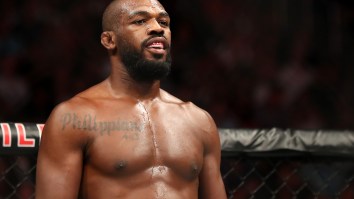 UFC Fighter Jon Jones Confronts Rioters During Albuquerque Protests And Takes Away Their Spray Cans