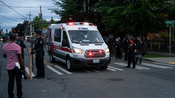 Protester Gets Shot In The Arm Trying To Stop Man From Driving Car Into Large Crowd In Seattle