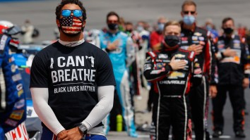 A Noose Was Found Hanging In Garage Stall Of Black NASCAR Driver Bubba Wallace At Talladega