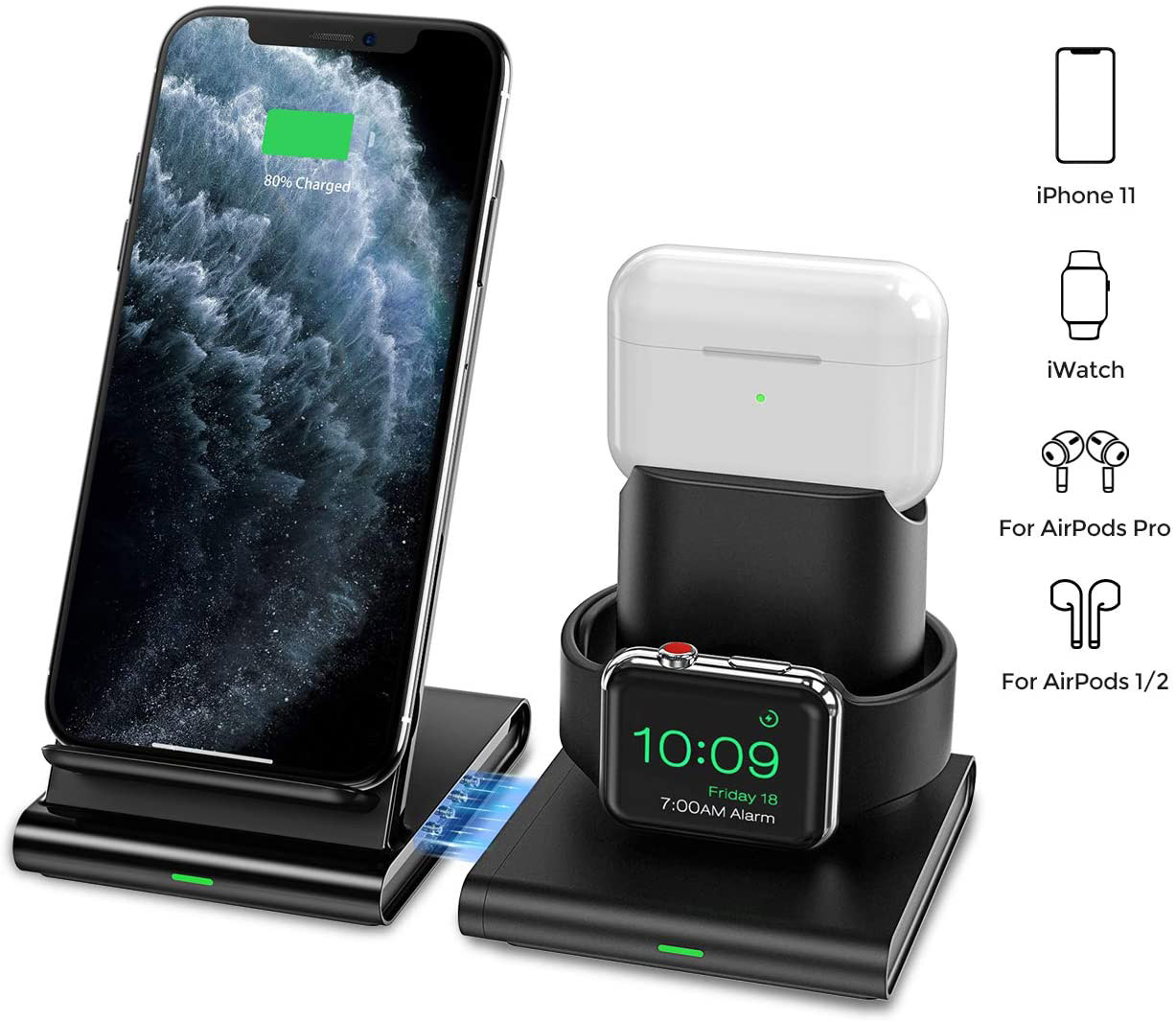 travel iphone charging station