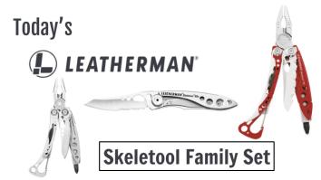 Today’s Leatherman: Skeletool Family Set