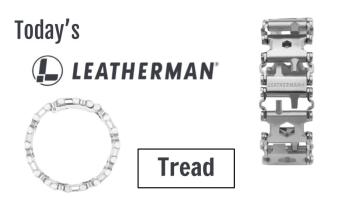 Today’s Leatherman: Tread