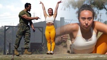 Decorated UCLA Gymnast Katelyn Ohashi Takes On The U.S. Marine Obstacle Course, Does Pretty Good