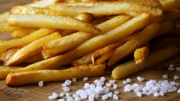The Crazy Amount Of Salt This Woman Puts On Her French Fries Has Divided The Internet