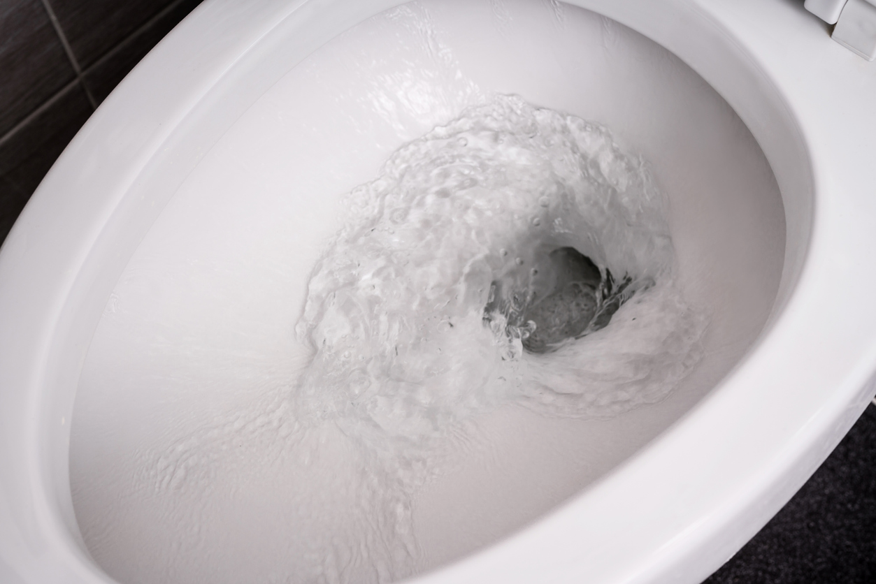A Study Says Flushing A Toilet Creates Tiny Poop Droplets That Could