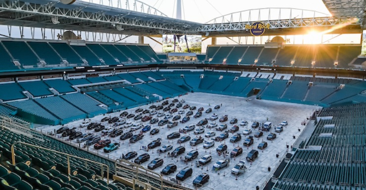 Miami Dolphins debut new tailgate venue at Hard Rock Stadium