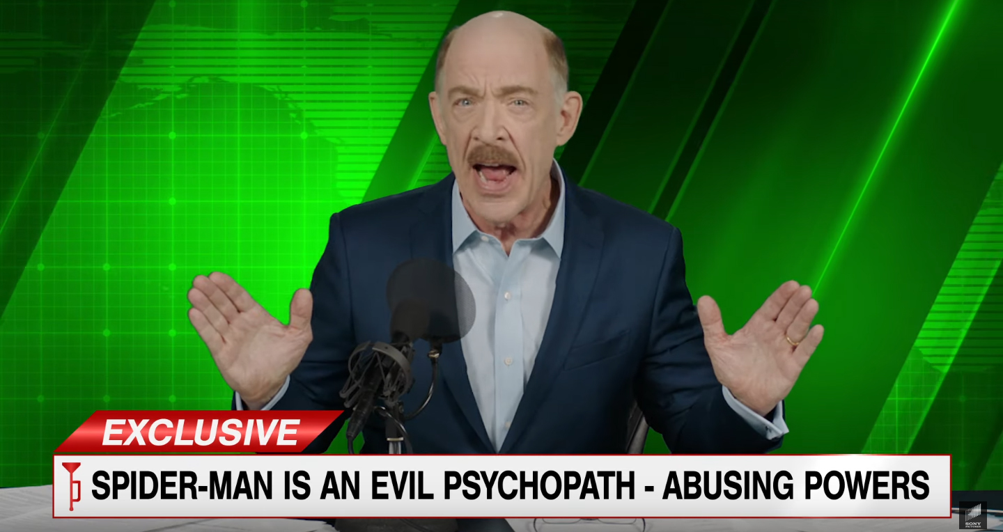 Some Good News!: J.K. Simmons Has Signed On To Appear As J. Jonah Jameson In Future 'Spider-Man' Films - BroBible