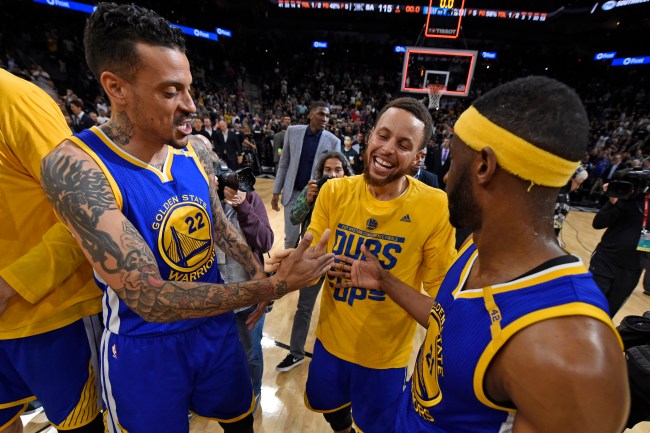 Former NBA player Matt Barnes claims Steph Curry owes him a smoke after the two won an NBA title together