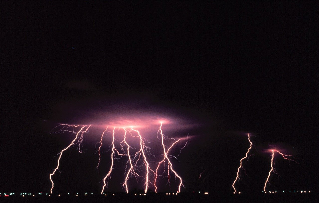 strongest lightning strike ever