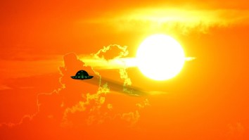 ‘Alien Ship’ 25 Times The Size Of Earth Spotted ‘Exiting The Sun’ On NASA Image