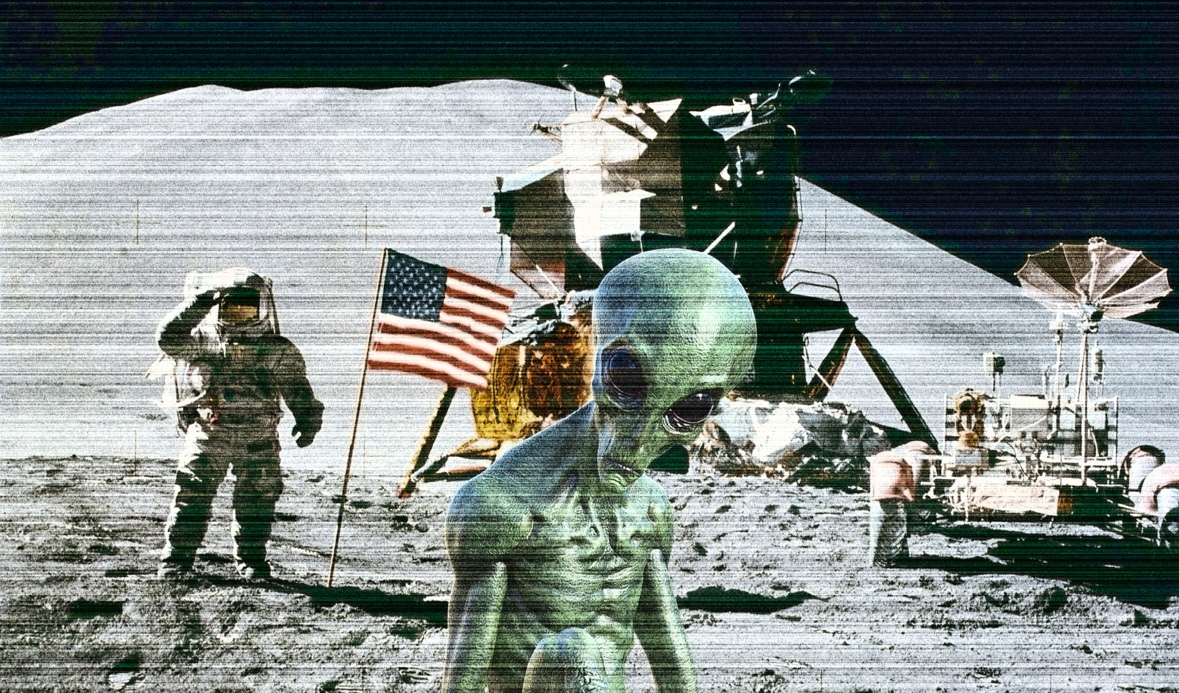 Anomalies Spotted On The Moon Are 'Undeniable Proof' Of Alien Life