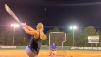 I Could Watch This 18-Year-Old Softball Player Crush Home Runs All Damn Day