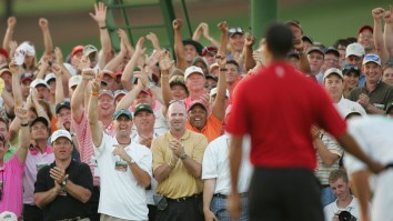 Honoring The Most Cringeworthy Golf Dad Reactions To Famous Tiger Woods Moments