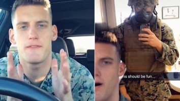 Marine Goes On Hysterical Rant About People Who Still Won’t Wear Masks