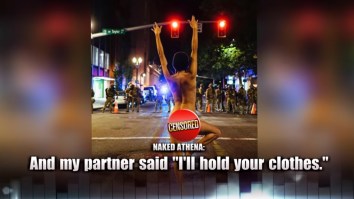 Portland Protester Explains Why She Faced Down Police While Completely Naked