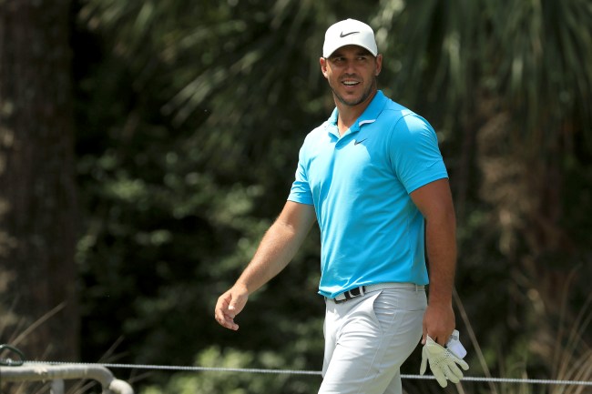 Brooks Koepka trolls rival Bryson DeChambeau by joking about seeing an ant by his golf ball during the St. Jude Invitational