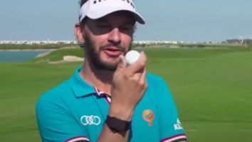 When Pro Golfers Hit A Dimpleless Golf Ball, They Really Turn Into Crappy Players