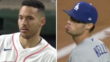 Dodgers Pitcher Joe Kelly Told Carlos Correa ‘Nice Swing, Bitch’, ‘You Gotta Cheat To Hit’ After Striking Him Out Which Led To Benches Clearing