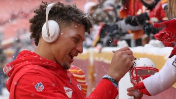 Patrick Mahomes’ Lethal Beer Pong Skills Forced Post Malone To Get The QB’s Autograph Tatted On Himself