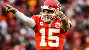 Patrick Mahomes Puts Trash In A Garbage Can, Broadcasters Praise Him As If He’s Done Something Miraculous