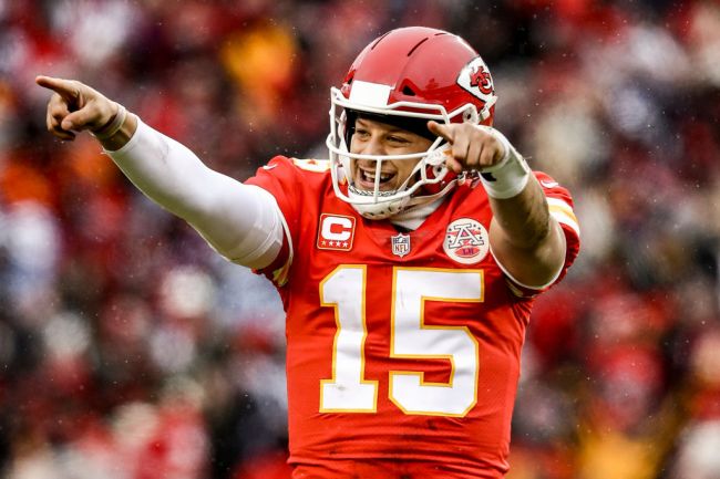 patrick mahomes trash sideline fox broadcasters